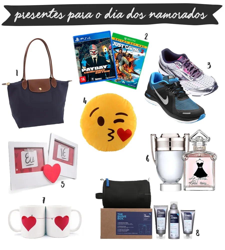 presentes para o dia dos namorados